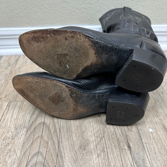 Dan Post Western cowboy boots black - Picture 6 of 7